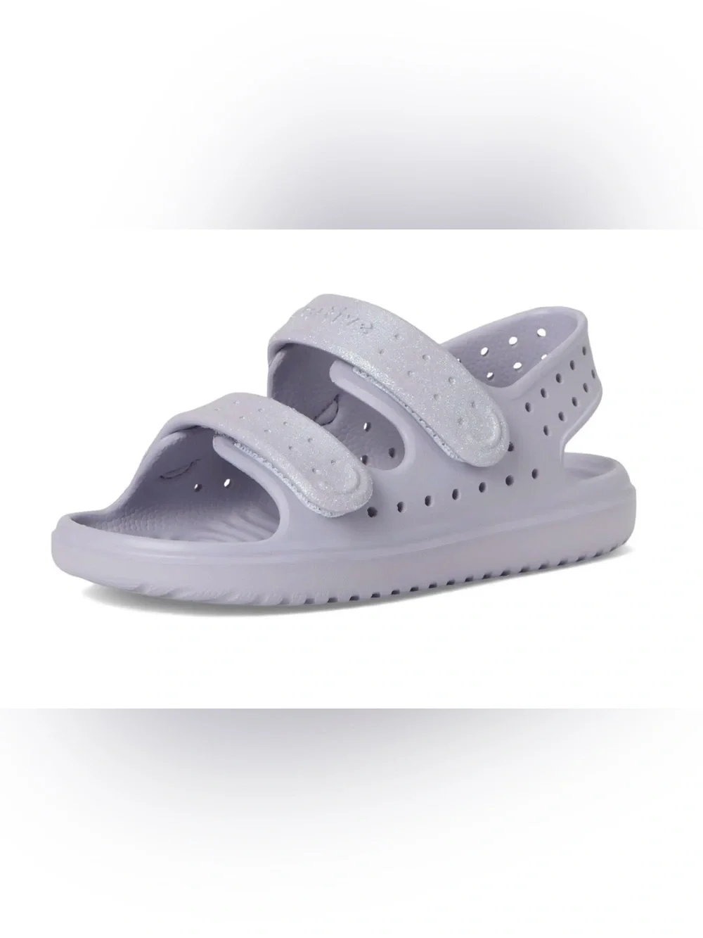 Native Shoes Chase Bio-Bling sandals glittery straps Size C‎ l10 Purple